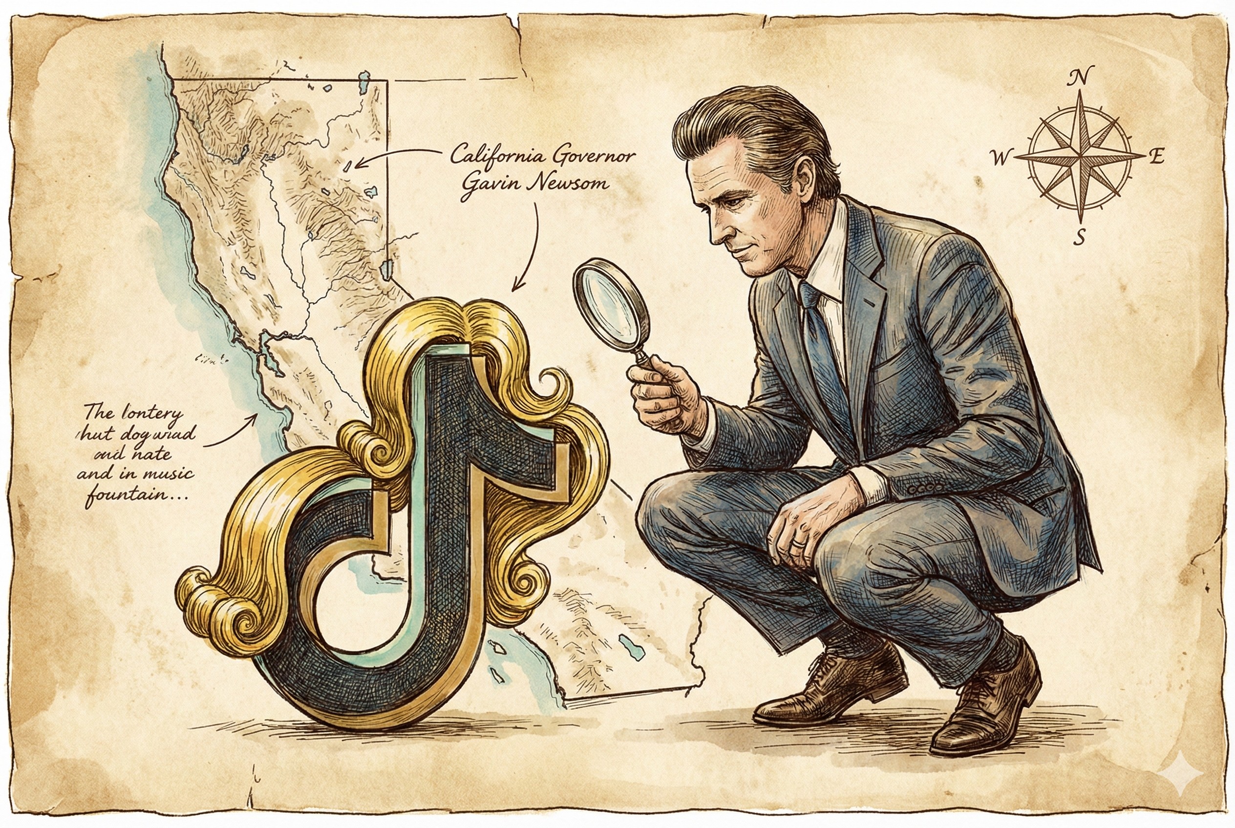 TikTok涉嫌政治审查：纽森调查“0播放”与川普关联